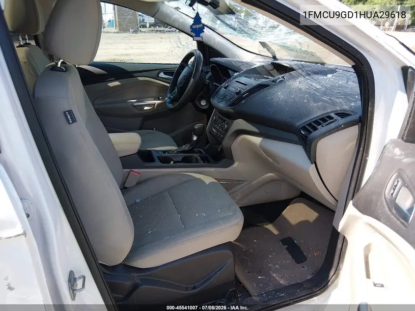 2017 Ford Escape Se VIN: 1FMCU9GD1HUA29618 Lot: 45541007