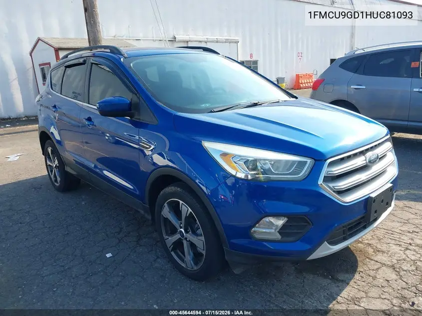 1FMCU9GD1HUC81093 2017 Ford Escape Se
