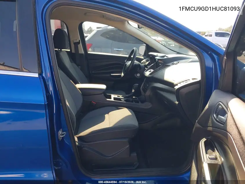 1FMCU9GD1HUC81093 2017 Ford Escape Se