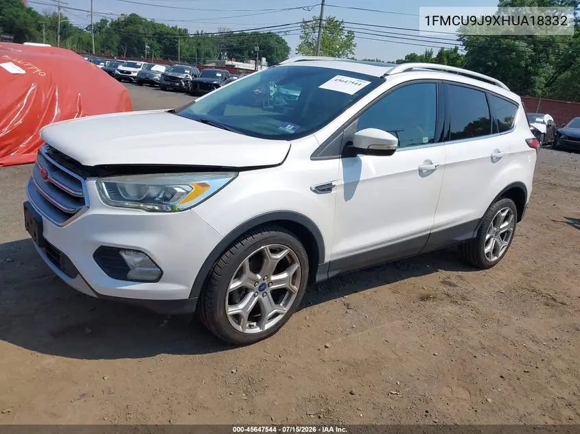 2017 Ford Escape Titanium VIN: 1FMCU9J9XHUA18332 Lot: 45647544