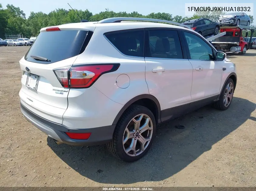 2017 Ford Escape Titanium VIN: 1FMCU9J9XHUA18332 Lot: 45647544
