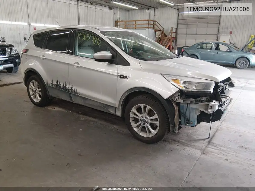 2017 Ford Escape Se VIN: 1FMCU9G92HUA21006 Lot: 45685692