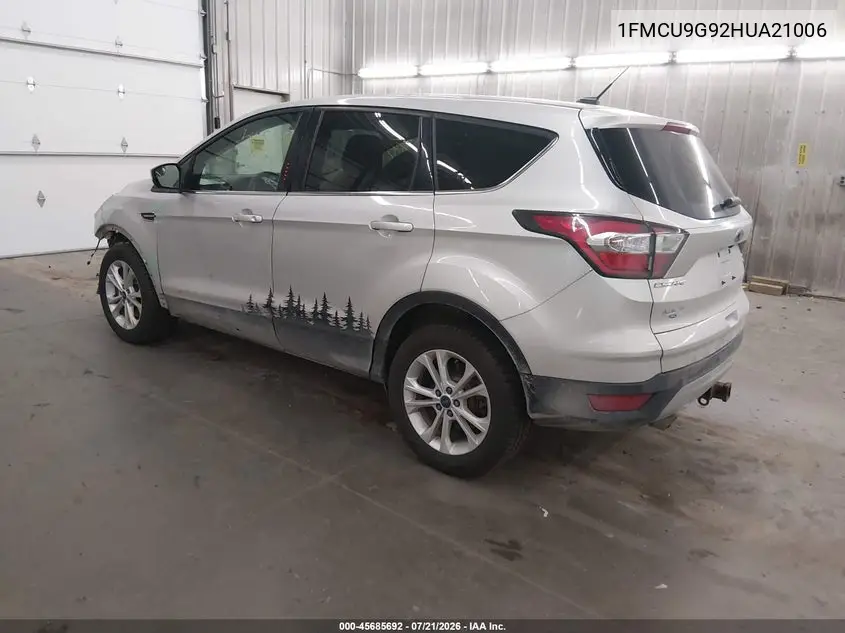 2017 Ford Escape Se VIN: 1FMCU9G92HUA21006 Lot: 45685692