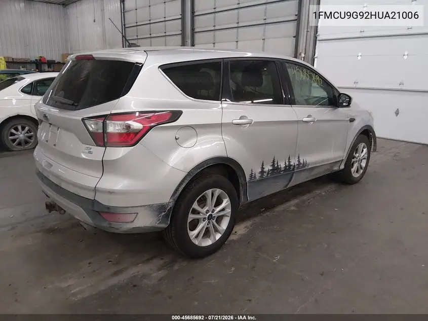 2017 Ford Escape Se VIN: 1FMCU9G92HUA21006 Lot: 45685692