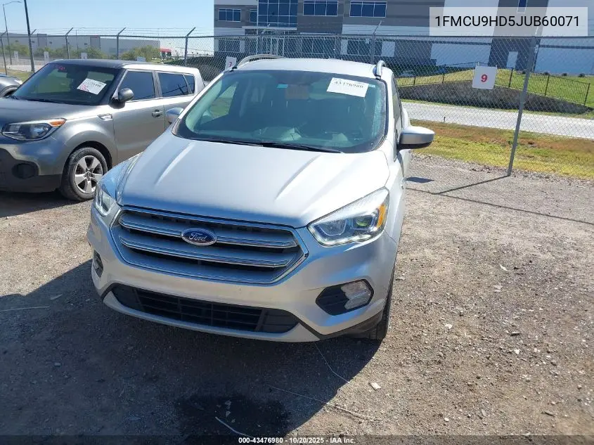 1FMCU9HD5JUB60071 2018 Ford Escape Sel