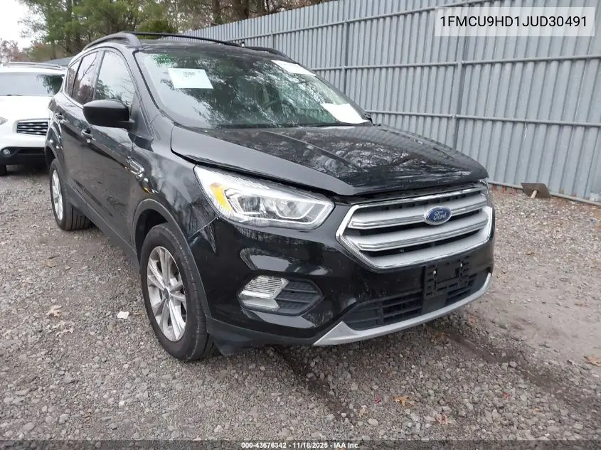 1FMCU9HD1JUD30491 2018 Ford Escape Sel
