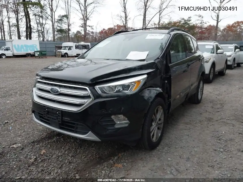 1FMCU9HD1JUD30491 2018 Ford Escape Sel