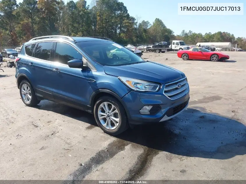 1FMCU0GD7JUC17013 2018 Ford Escape Se