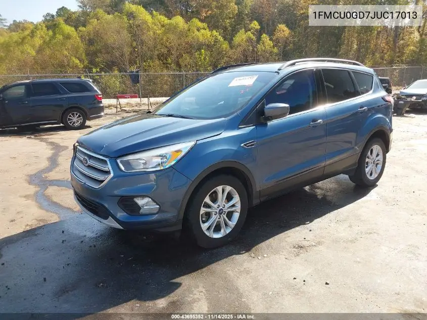 1FMCU0GD7JUC17013 2018 Ford Escape Se