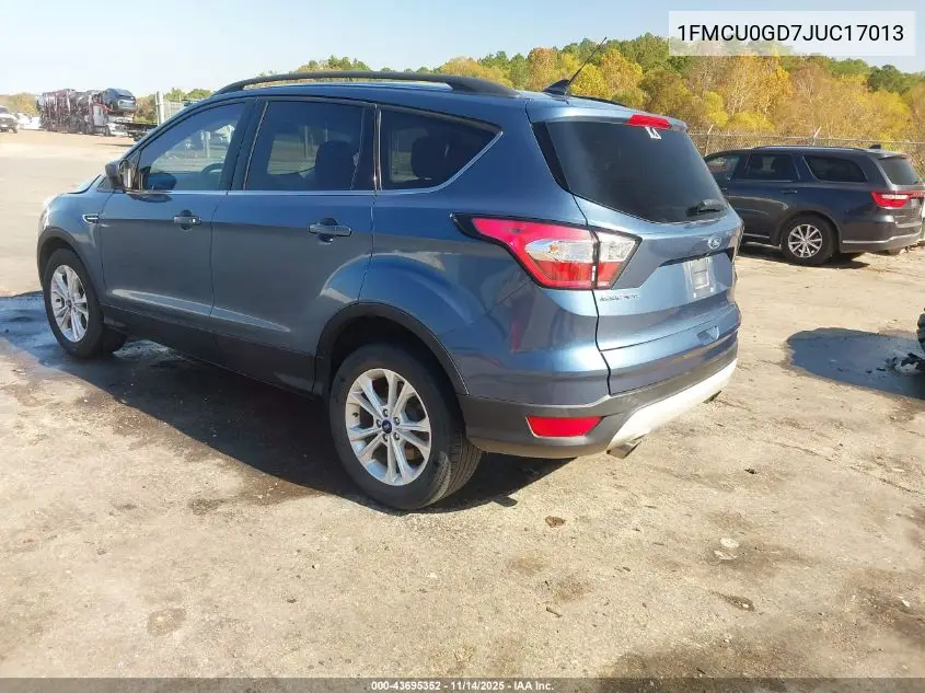 1FMCU0GD7JUC17013 2018 Ford Escape Se