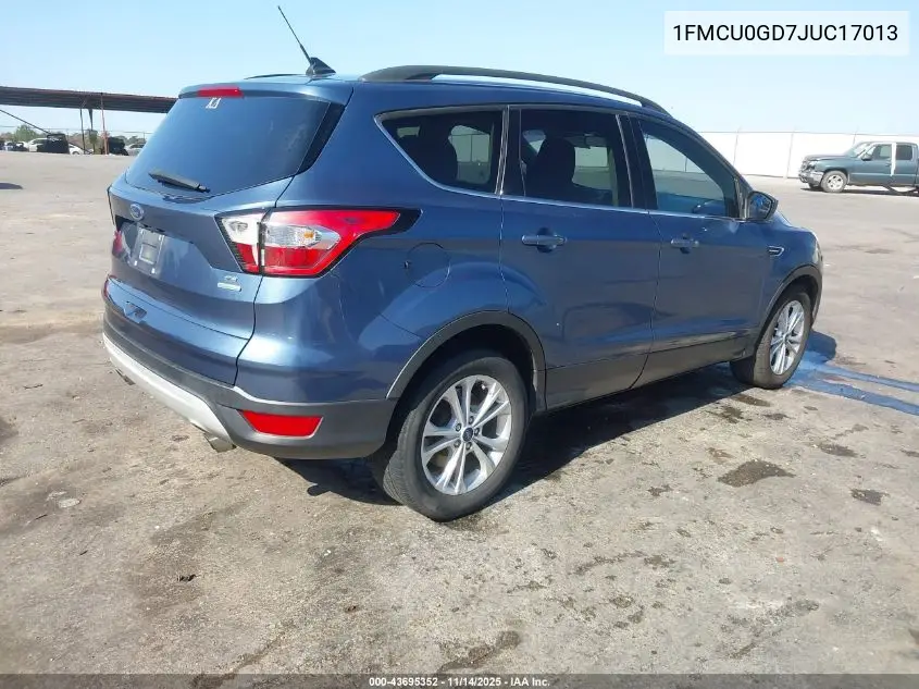1FMCU0GD7JUC17013 2018 Ford Escape Se
