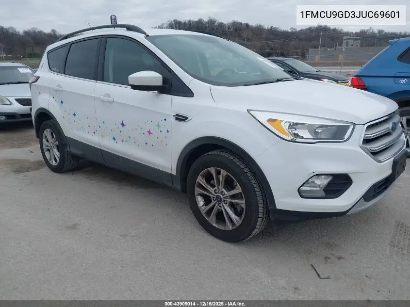1FMCU9GD3JUC69601 2018 Ford Escape Se