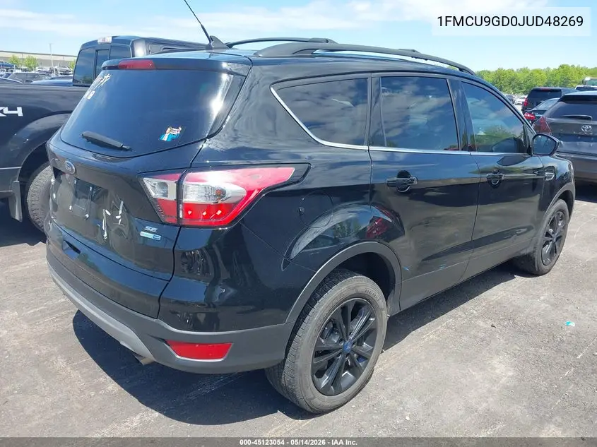 1FMCU9GD0JUD48269 2018 Ford Escape Se