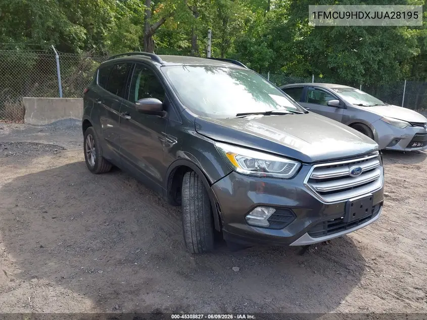 2018 Ford Escape Sel VIN: 1FMCU9HDXJUA28195 Lot: 45308827