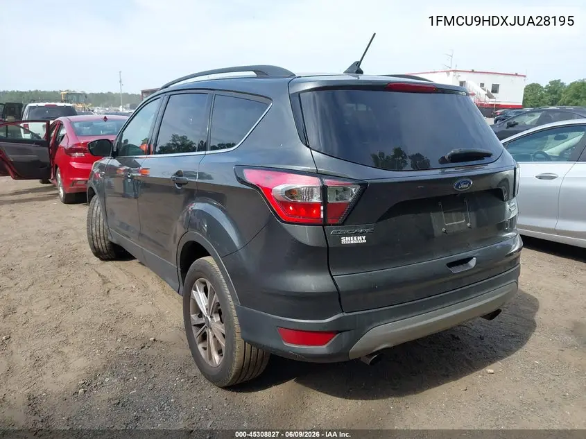 2018 Ford Escape Sel VIN: 1FMCU9HDXJUA28195 Lot: 45308827