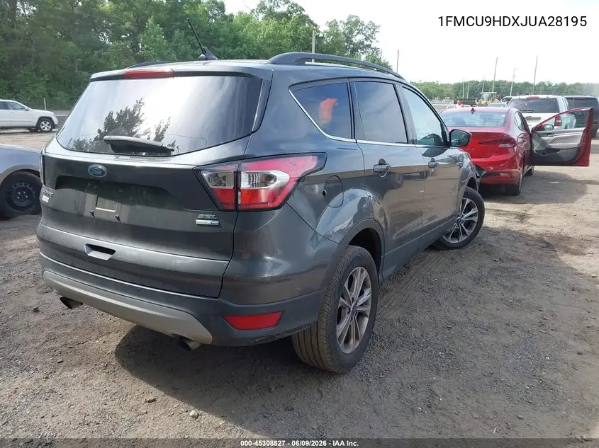 2018 Ford Escape Sel VIN: 1FMCU9HDXJUA28195 Lot: 45308827