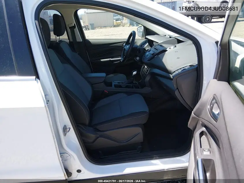 2018 Ford Escape Se VIN: 1FMCU9GD4JUD08681 Lot: 45421791