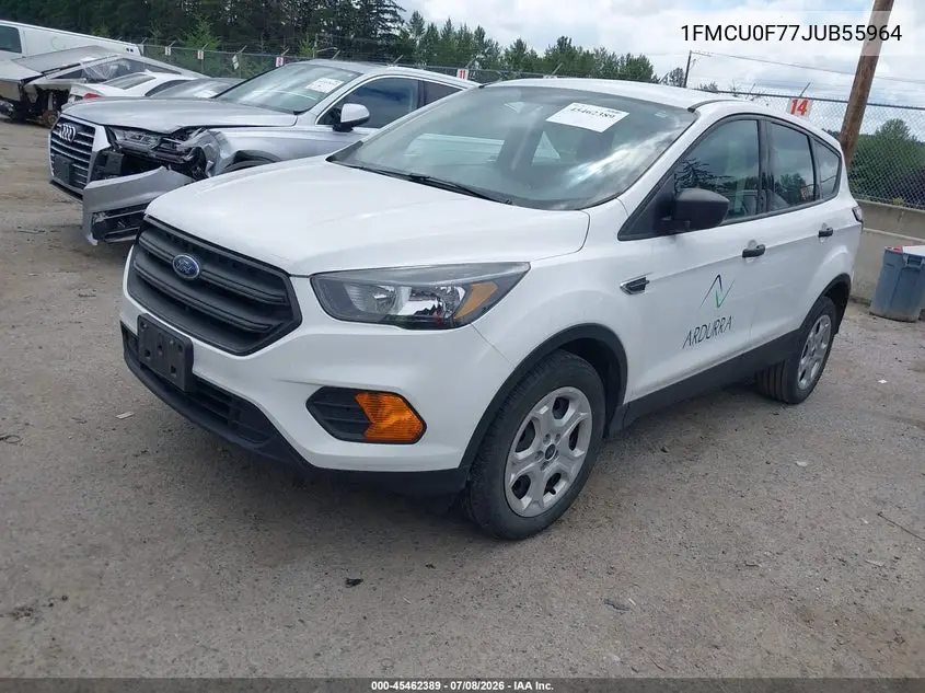2018 Ford Escape S VIN: 1FMCU0F77JUB55964 Lot: 45462389