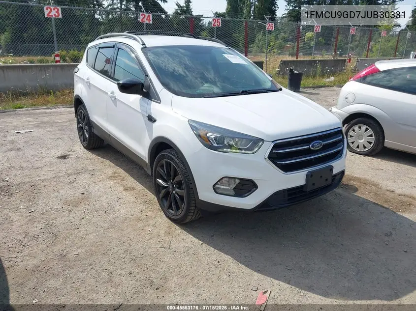 2018 Ford Escape Se VIN: 1FMCU9GD7JUB30331 Lot: 45553176