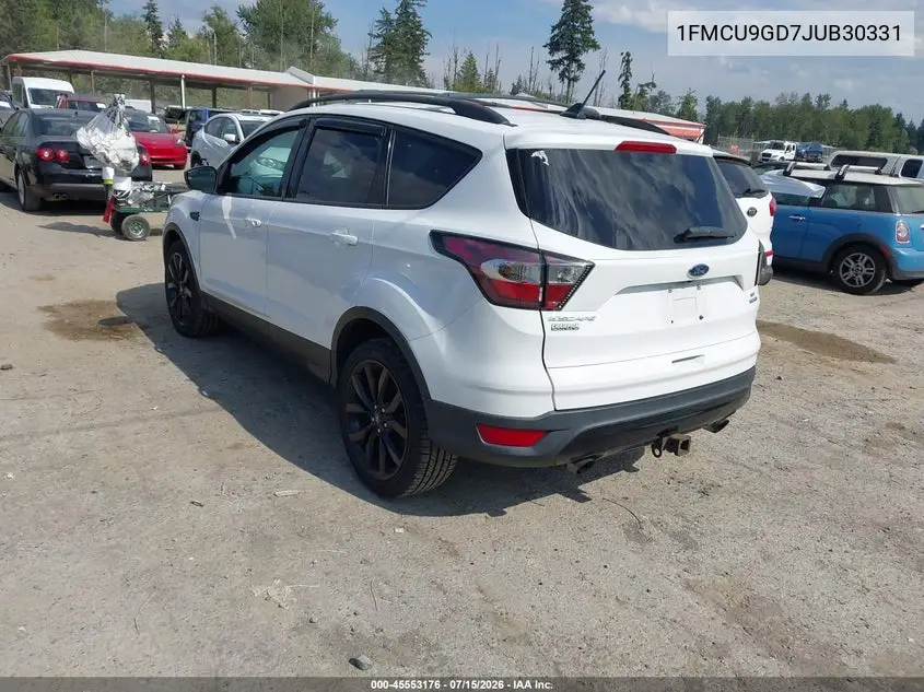 2018 Ford Escape Se VIN: 1FMCU9GD7JUB30331 Lot: 45553176
