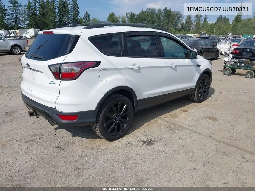 2018 Ford Escape Se VIN: 1FMCU9GD7JUB30331 Lot: 45553176