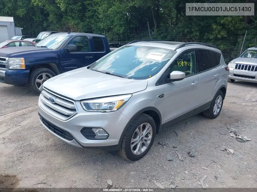 2018 Ford Escape Se VIN: 1FMCU0GD1JUC61430 Lot: 45694551