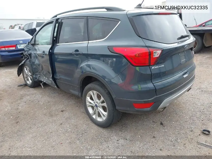 1FMCU9HDXKUC32335 2019 Ford Escape Sel