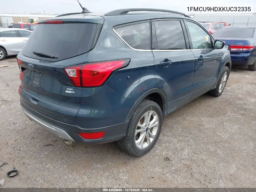1FMCU9HDXKUC32335 2019 Ford Escape Sel