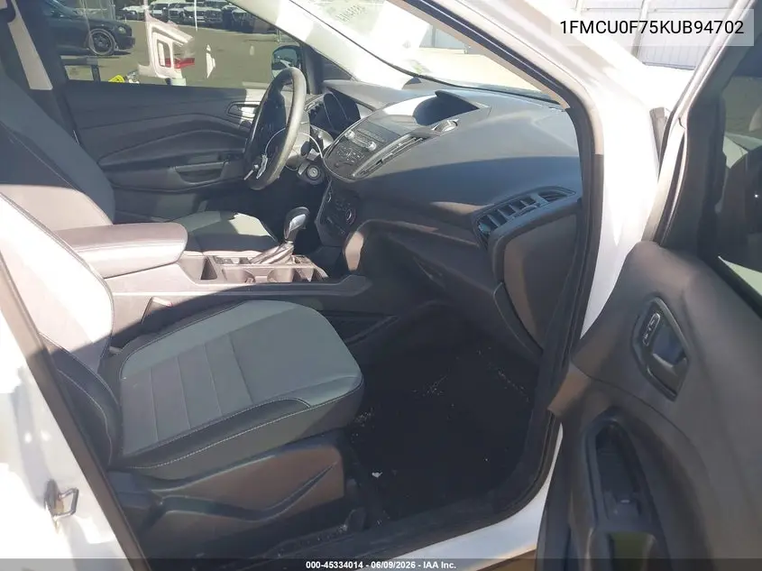 2019 Ford Escape S VIN: 1FMCU0F75KUB94702 Lot: 45334014