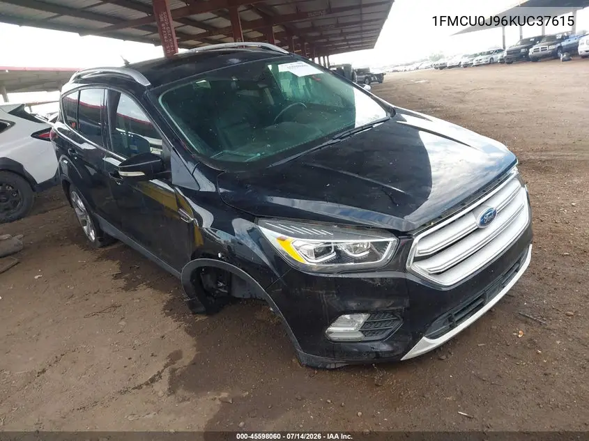 2019 Ford Escape Titanium VIN: 1FMCU0J96KUC37615 Lot: 45598060