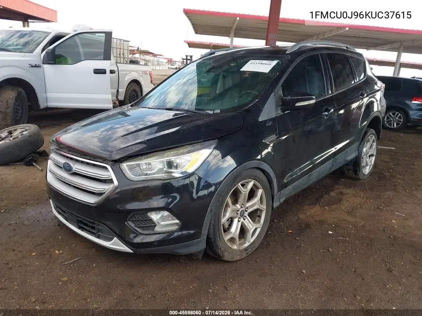 2019 Ford Escape Titanium VIN: 1FMCU0J96KUC37615 Lot: 45598060