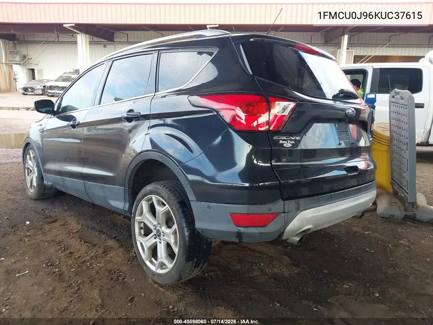 2019 Ford Escape Titanium VIN: 1FMCU0J96KUC37615 Lot: 45598060