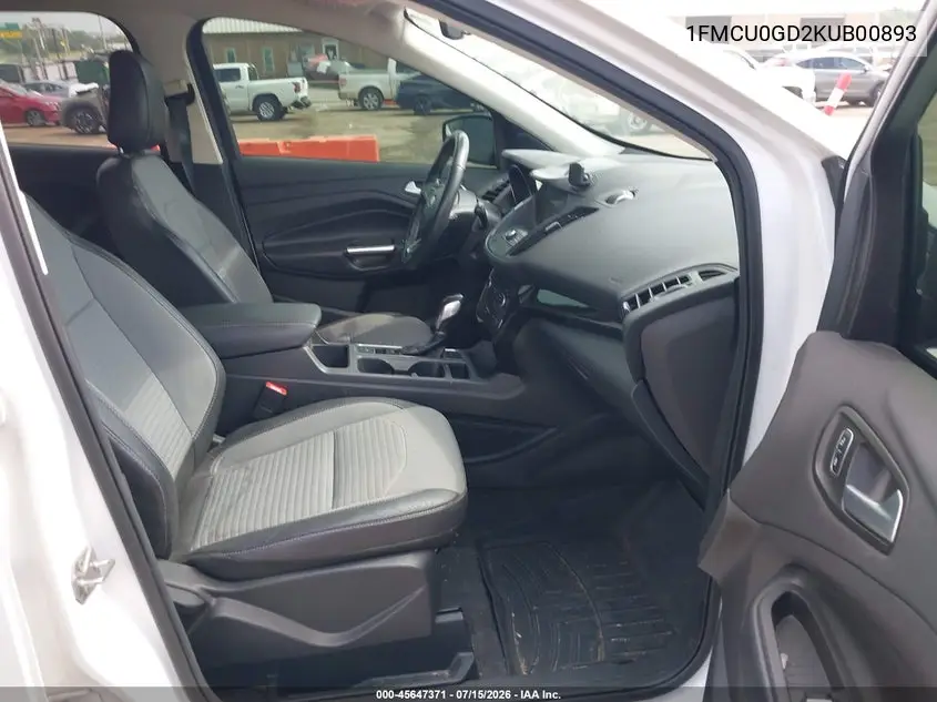 2019 Ford Escape Se VIN: 1FMCU0GD2KUB00893 Lot: 45647371