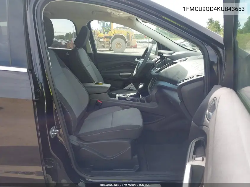 2019 Ford Escape Se VIN: 1FMCU9GD4KUB43653 Lot: 45658642