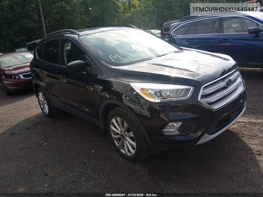 2019 Ford Escape Sel VIN: 1FMCU9HD6KUA45447 Lot: 45696087