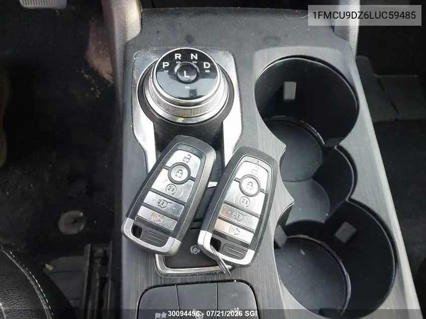 2020 Ford Escape Titanium VIN: 1FMCU9DZ6LUC59485 Lot: 30094496