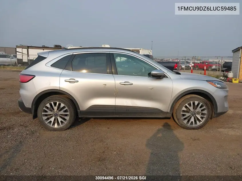2020 Ford Escape Titanium VIN: 1FMCU9DZ6LUC59485 Lot: 30094496