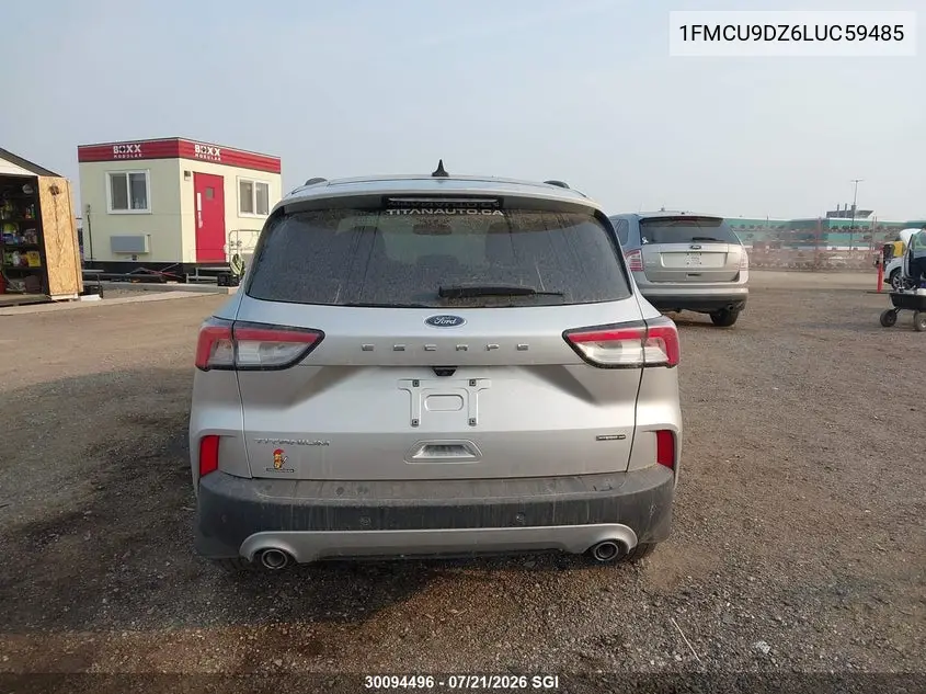 2020 Ford Escape Titanium VIN: 1FMCU9DZ6LUC59485 Lot: 30094496