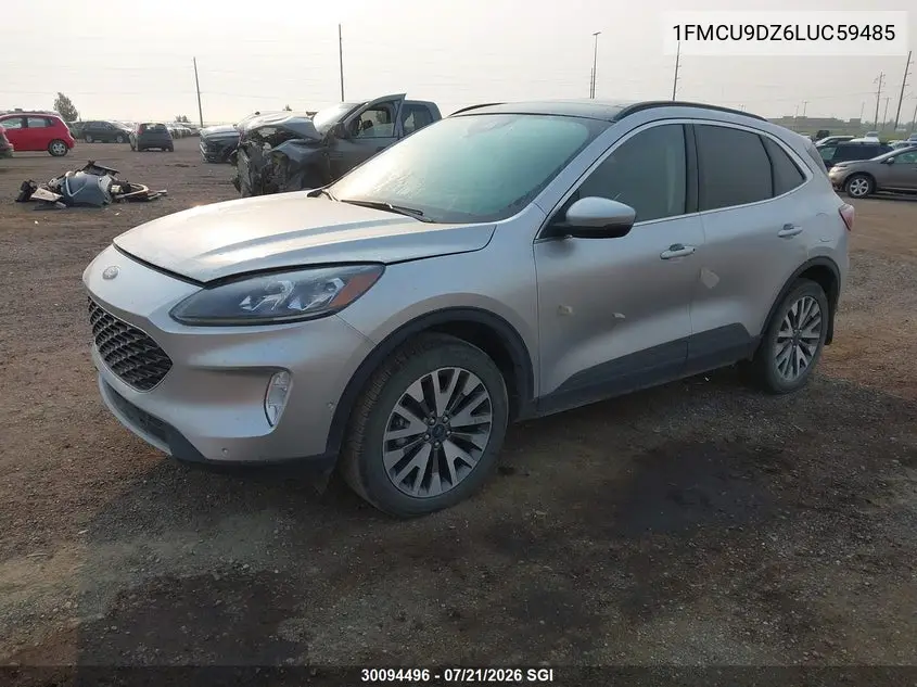 2020 Ford Escape Titanium VIN: 1FMCU9DZ6LUC59485 Lot: 30094496