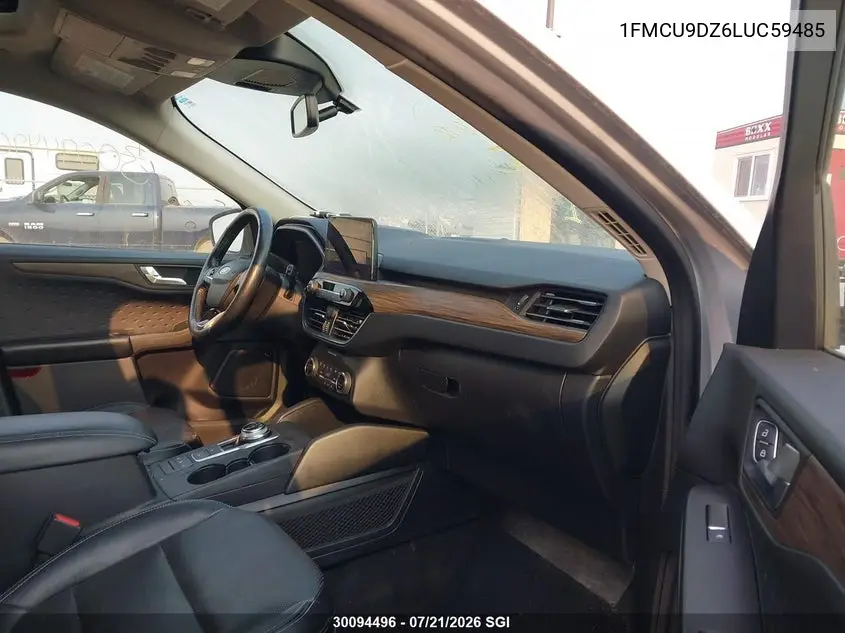 2020 Ford Escape Titanium VIN: 1FMCU9DZ6LUC59485 Lot: 30094496