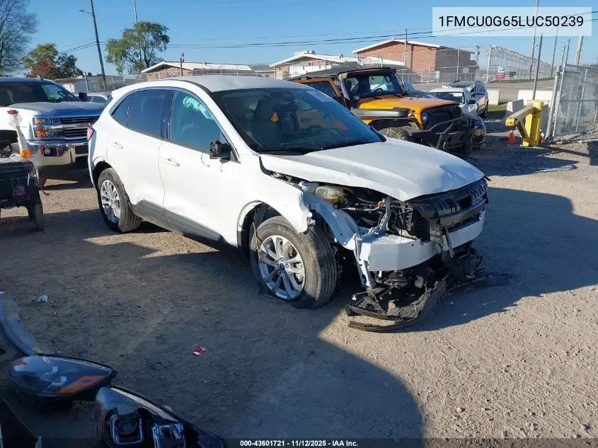 1FMCU0G65LUC50239 2020 Ford Escape Se