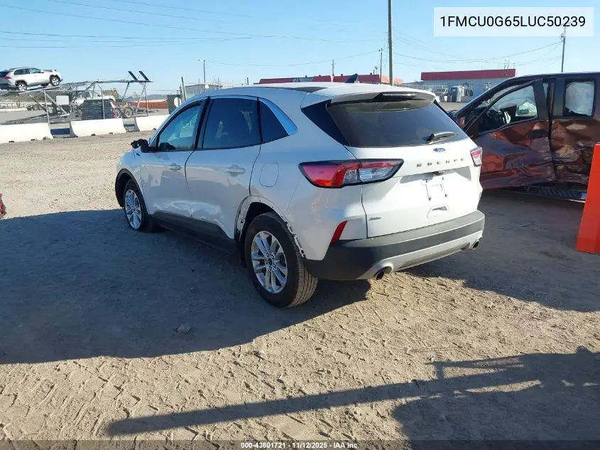 1FMCU0G65LUC50239 2020 Ford Escape Se