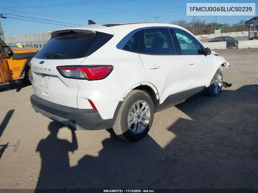 1FMCU0G65LUC50239 2020 Ford Escape Se