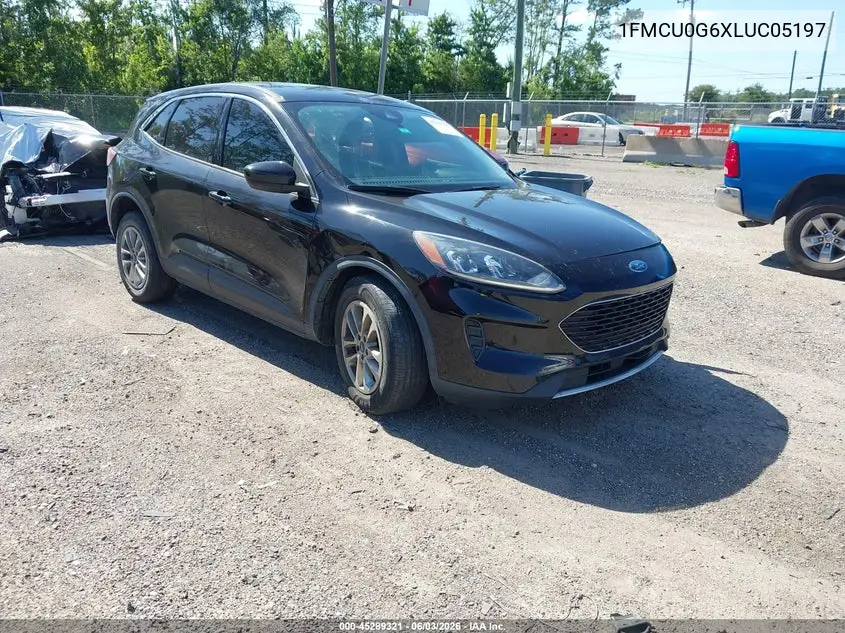 2020 Ford Escape Se VIN: 1FMCU0G6XLUC05197 Lot: 45289321