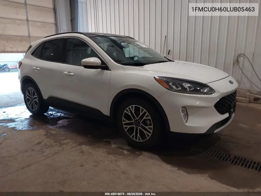 2020 Ford Escape Sel VIN: 1FMCU0H60LUB05463 Lot: 45516870