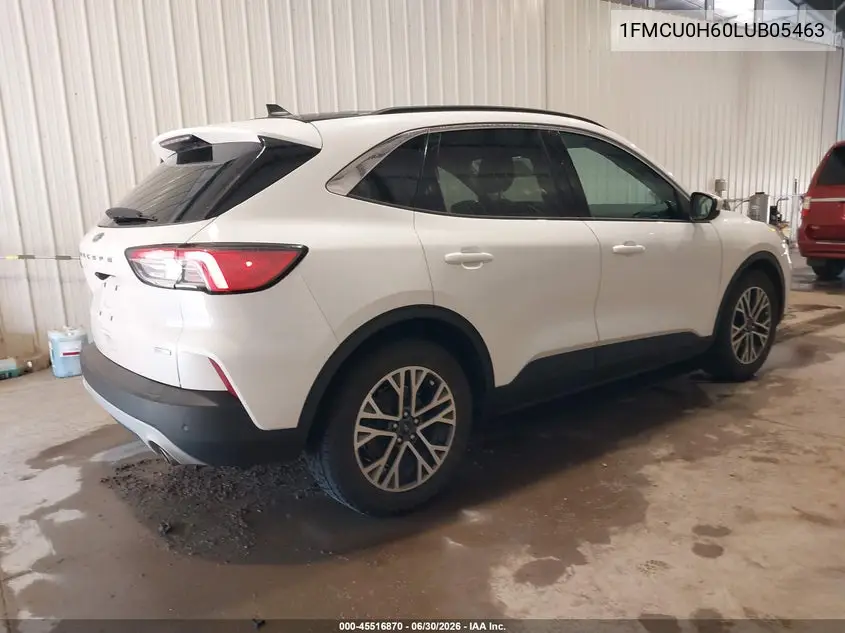2020 Ford Escape Sel VIN: 1FMCU0H60LUB05463 Lot: 45516870
