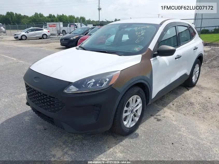 2020 Ford Escape S VIN: 1FMCU0F62LUC07172 Lot: 45680276