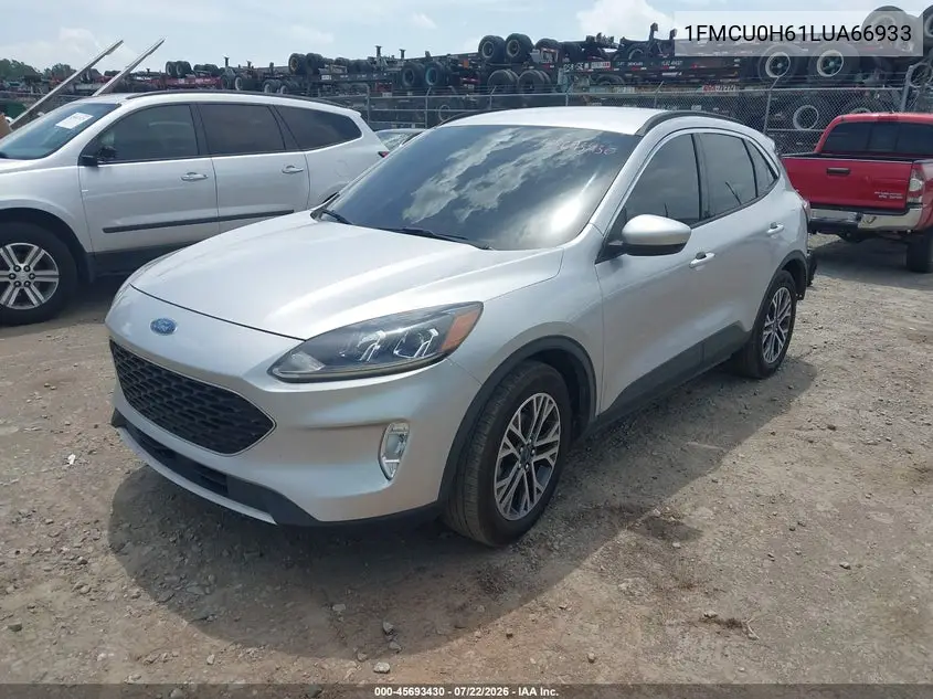 2020 Ford Escape Sel VIN: 1FMCU0H61LUA66933 Lot: 45693430
