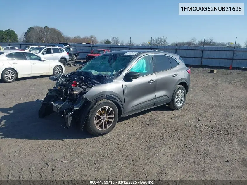 1FMCU0G62NUB21698 2022 Ford Escape Se