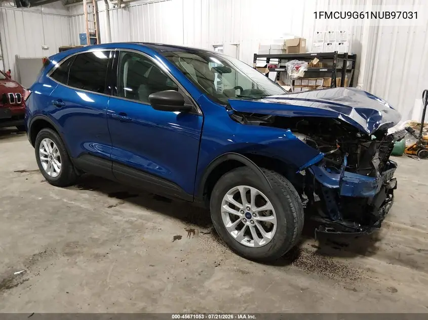 2022 Ford Escape Se VIN: 1FMCU9G61NUB97031 Lot: 45671053